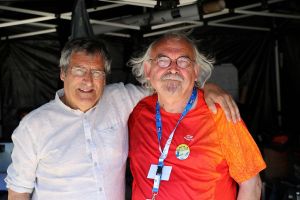 Claude Péron avec son ami Gilles Le Boeuf à Brest 2016. (CC-BY-SA, auteur : inconnu)